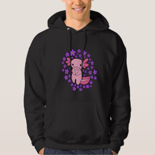 Sudadera Ajolote y flores 