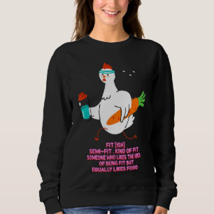Sudadera Ajustar definición Lazy Fitness Sarcasmo 1
