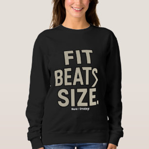 Sudadera Ajustes Ritmos Tamaño Motivación Fitness, Estilo d
