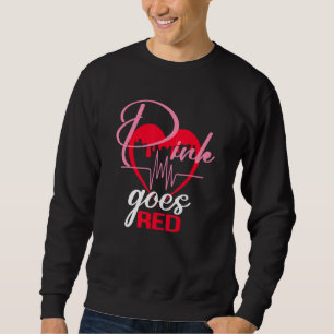 Sudadera Aka Pink se vuelve rojo para el Chica de Salud del