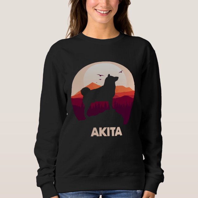 Sudadera Akita and Moon Halloween (Anverso)