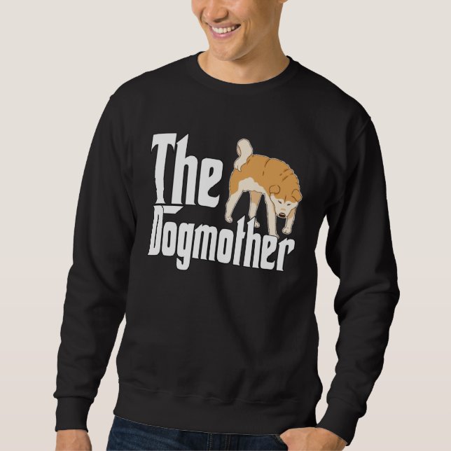 Sudadera Akita Dog Mom Dogmother Dogs Mommy Mother (Anverso)