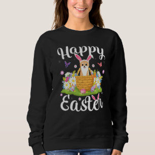 Sudadera Akita Inu Perro Semana Santa Huevos Caza Floral Ak