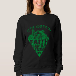 Sudadera Al Final Del Día Faith Familia Farm Tractor Fa