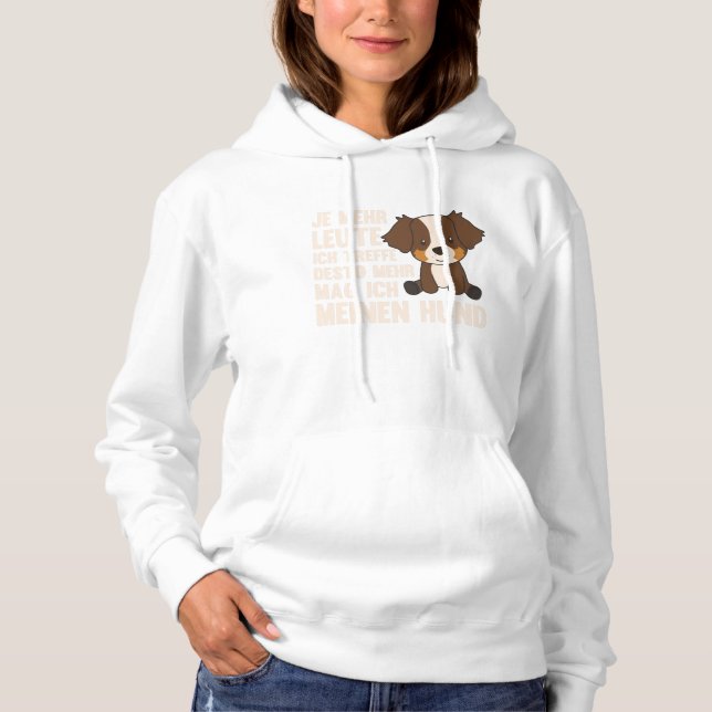 Sudadera Al Pastor Australiano Perro No Le Gustan Los Perro (Anverso)
