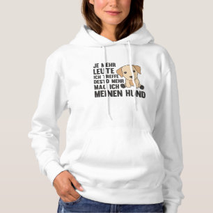 Sudadera Al perro Labrador Brown no le gustan los perros