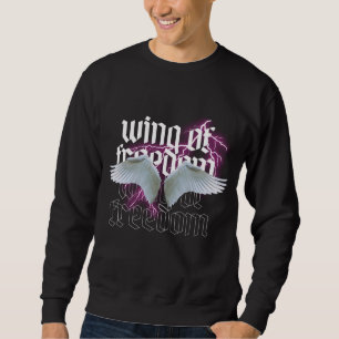 Sudadera Ala De La Camiseta De Libertad