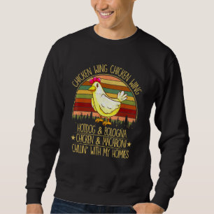 Sudadera Ala de pollo con ala de pollo con Perro caliente B