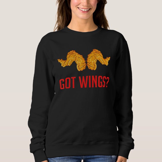 Sudadera Ala de pollo frito tiene alas (Anverso)