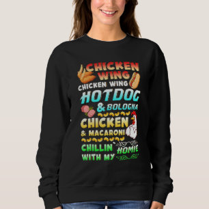 Sudadera Ala De Pollo Perro Caliente Y Canción Viral De Bol