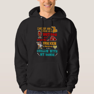 Sudadera Ala De Pollo Perro Caliente Y Pollo De Bolonia Y M