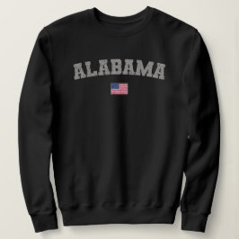 Sudadera Alabama State USA Flag Vintage
