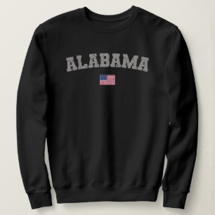Sudadera Alabama State USA Flag Vintage
