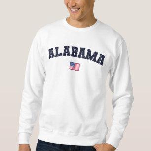 Sudadera Alabama State USA Flag Vintage