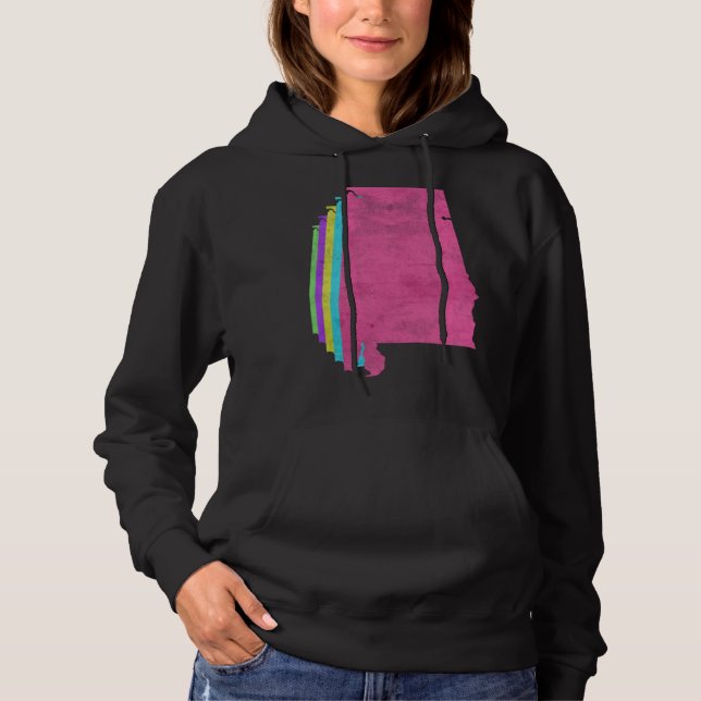 Sudadera Alabama USA 80s Colors 1980s (Anverso)