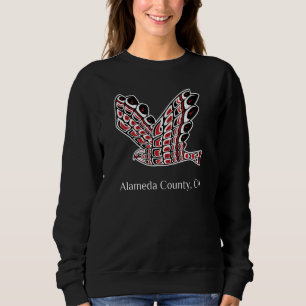 Sudadera Alameda County Halcón de Cola Roja Nativo Amerindi