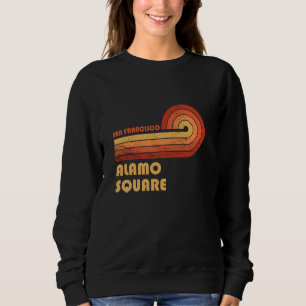 Sudadera Alamo Square San Francisco California Retro Vintag