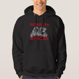 Sudadera Alarido Alboroto Negrita Leones rugientes