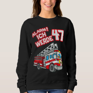 Sudadera Alarm Ich Werde 47 Fire Engine Fireman