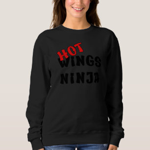 Sudadera Alas calientes de pollo Alas de búfalo Ninja