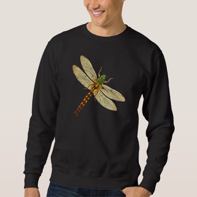 Sudadera Alas Cute Dragonfly Alas Antiguas Dragonfly Ilustr (Anverso)