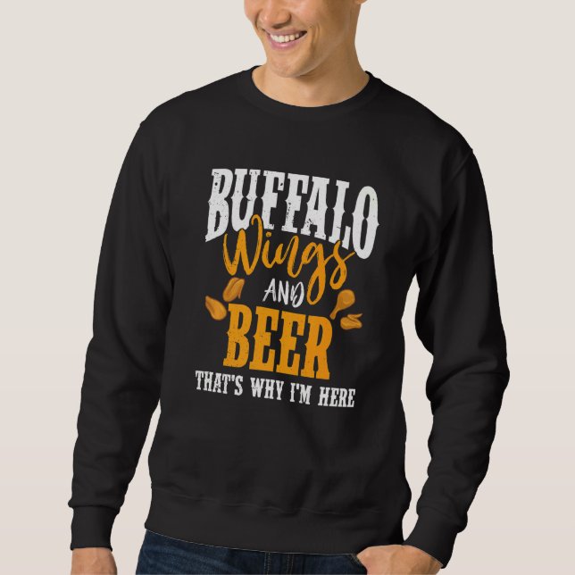 Sudadera Alas de búfalo Salsa caliente de pollo frito 2 (Anverso)