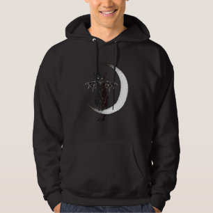 Sudadera Alas de gato gótico lindas y ocultas en arte de te