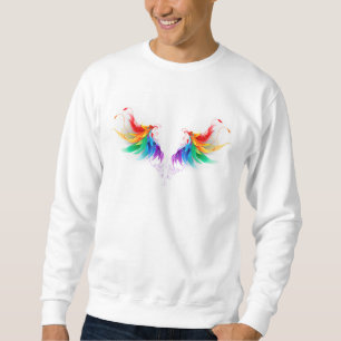 Sudadera Alas del arco iris fluidas