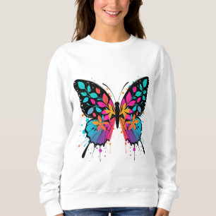 Sudadera Alas Espectro - Resumen del diseño de mariposa flo