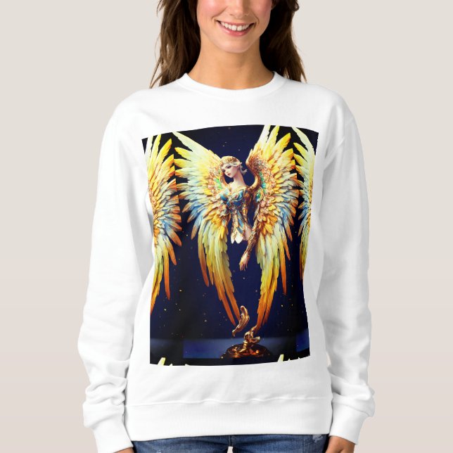 Sudadera Alas Majestuosas Imprimen Camiseta - Arte Aviar Ún (Anverso)