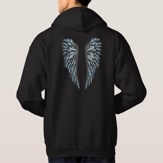Sudadera Alas oscuras del ángel (Reverso)