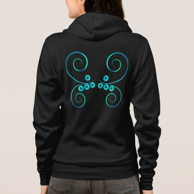 Sudadera alas simples  (Reverso)