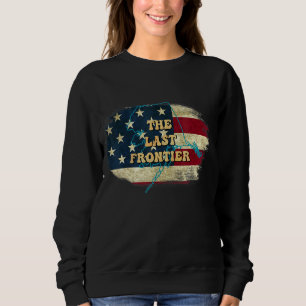 Sudadera Alaska Ak Us Flag Motto Pul