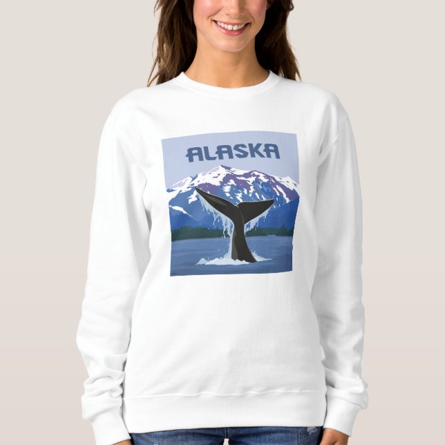 Sudadera Alaska | Comercio de ballenas (Anverso)