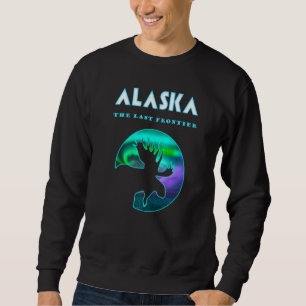 Sudadera Alaska Encende Norte En Alaskan Moose Con Aurora