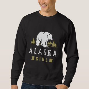 Sudadera Alaska Estado Hogar Alaska Chica Amo Alaska