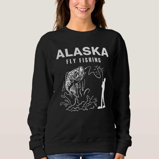 Sudadera Alaska Fly Fishing Outdoors adventures outfit idea (Anverso)
