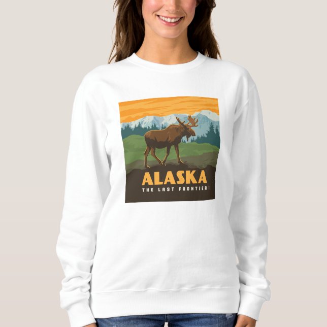 Sudadera Alaska | Frontier Moose (Anverso)