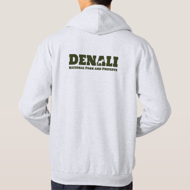 Sudadera Alaska. Parque nacional y coto de Denali (Reverso)