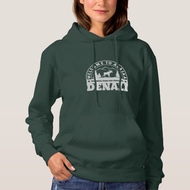 Sudadera Alaska. Parque nacional y coto de Denali (Anverso)