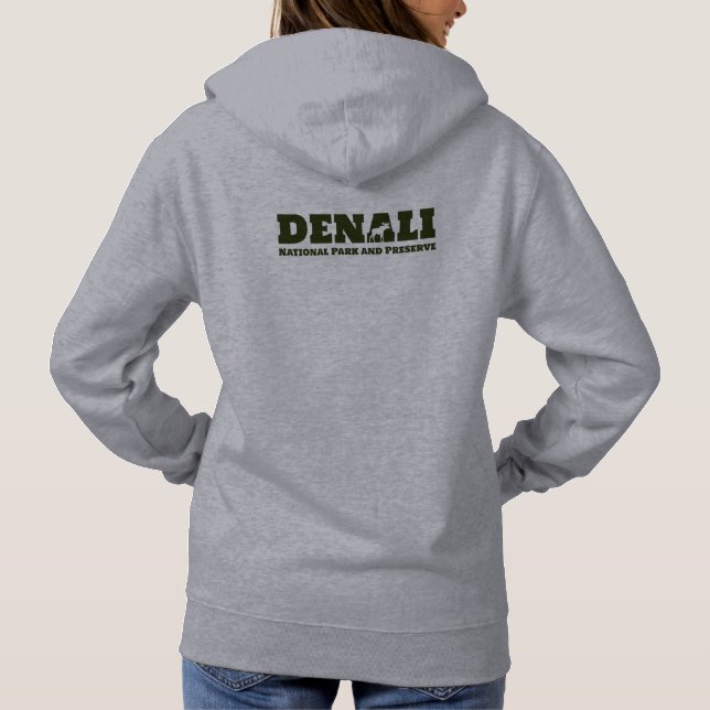 Sudadera Alaska. Parque nacional y coto de Denali (Reverso)