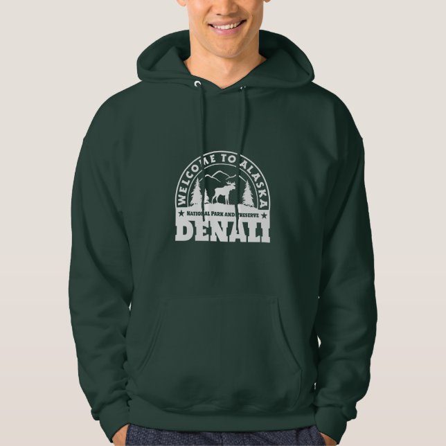 Sudadera Alaska. Parque nacional y coto de Denali (Anverso)