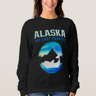 Sudadera Alaska  The Last Frontier Dolphin Alaska State USA