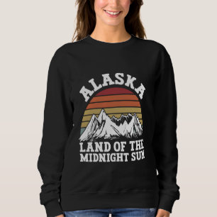 Sudadera Alaska Tierra de la medianoche Sol Alaska
