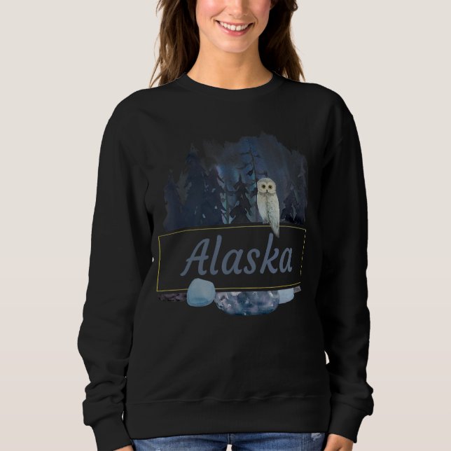 Sudadera Alaska Vacation Alaskan Owl (Anverso)