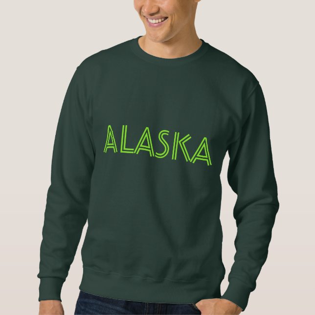 Sudadera Alaska verde (Anverso)
