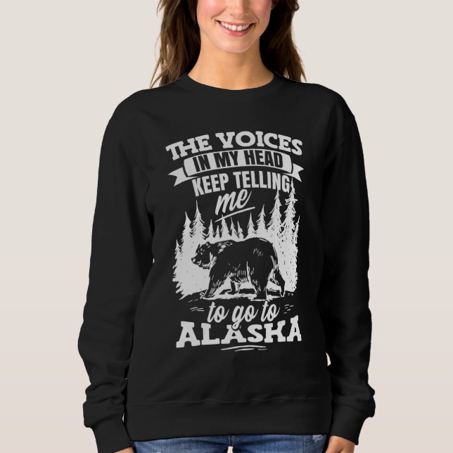 Sudadera Alaska Wilderness Alaska Vacaciones (Anverso)