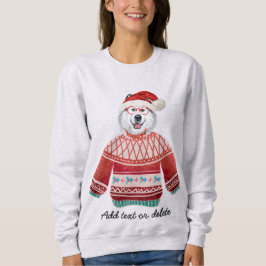 Sudadera Alaskan Dog Ugly Christmas Dog Mom
