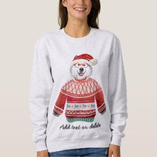 Sudadera Alaskan Dog Ugly Christmas Dog Mom