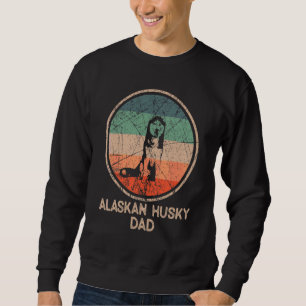 Sudadera Alaskan Husky Dog Vintage Alaskan Husky Dad
